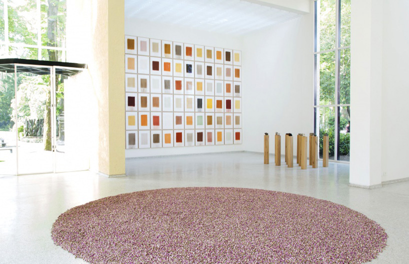 108 libbre di rosa damascena | 56° Biennale di Venezia, Padiglione della Germania